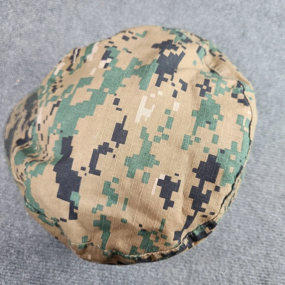 Woodland Marpat Hat Cap 7 3/4 Hot Weather Ear Muff‎ Marine Military Spec Ops